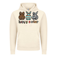 Vintage Artic Happy Easter Vintage Hoodie - CowhideDigitalArt