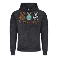 Vintage Black Happy Easter Vintage Hoodie - CowhideDigitalArt