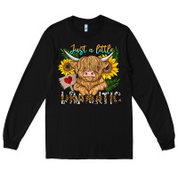 Black just a little dramatic Long Sleeve Tee - CowhideDigitalArt