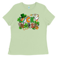 Matcha lucky nurse St. Patrick's Day Ladies Tee - FaDigitalArtStudio