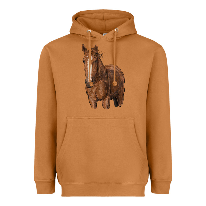 Brown Horse Heavyweight Hoodie by RanaPortraitStore | Teevron