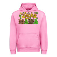 Fuchsia Pink lucky mama st patricks day Urban Hoodie - Jasminsmagicworld
