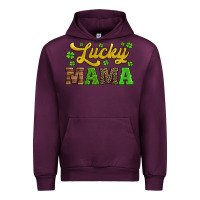 Mauve Wine lucky mama st patricks day Urban Hoodie - Jasminsmagicworld