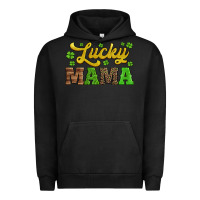 Pigment Black lucky mama st patricks day Urban Hoodie - Jasminsmagicworld