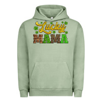 Pigment Oil Green lucky mama st patricks day Urban Hoodie - Jasminsmagicworld