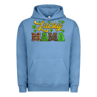 Pigment Pebble Blue lucky mama st patricks day Urban Hoodie - Jasminsmagicworld