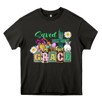 Asphalt Saved by his grace Easter Heavy Core Tee - CowGirlArtShop