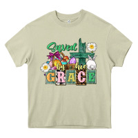 Mossy Saved by his grace Easter Heavy Core Tee - CowGirlArtShop