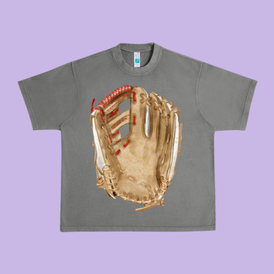 Catchers Mitt Fa Element Urban Heavy Tee Designed By Fadigitalartstudio