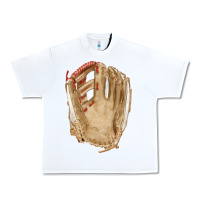 White Catchers Mitt Fa Element Urban Heavy Tee - FaDigitalArtStudio
