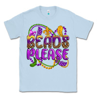 Dusty Blue beads please mardi gras Classic Tee - OliviaCreatesArt
