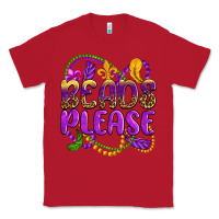Red beads please mardi gras Classic Tee - OliviaCreatesArt