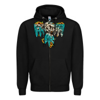 Black thunderbird Zipper Hoodie - JahusDesignShop