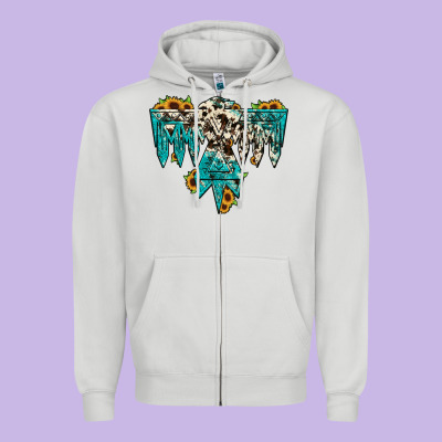 Thunderbird Zipper Hoodie Designed By Jahusdesignshop