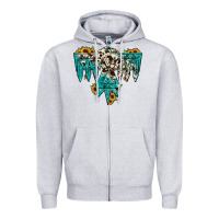 Heather Grey thunderbird Zipper Hoodie - JahusDesignShop