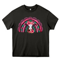 Asphalt valentines day pink gemstones baby calf rainbow Heavy Core Tee - Jasminsmagicworld