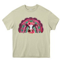 Mossy valentines day pink gemstones baby calf rainbow Heavy Core Tee - Jasminsmagicworld