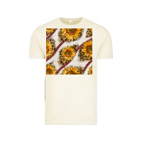 Vintage Arctic baseball sunflowers and leopard seamless pattern Vintage Tee - BundleAndBundleShop