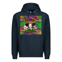 Navy Spooky Heifer Premium Hoodie - Artiststas
