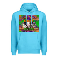 Ocean Blue Spooky Heifer Premium Hoodie - Artiststas