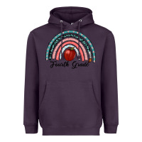 Plum fourth grade rainbow Heavyweight Hoodie - RanaPortraitStore