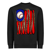 Black leopard baseball flag Heavyweight Sweatshirt - JahusDesignShop