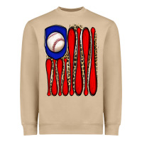 Mushroom leopard baseball flag Heavyweight Sweatshirt - JahusDesignShop