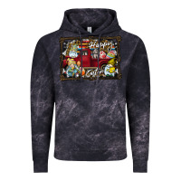 Cloud Black Happy Easter Vintage Hoodie - CowhideDigitalArt