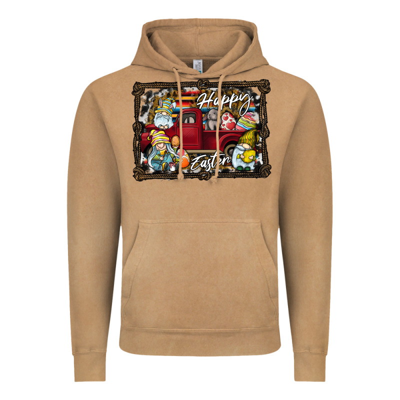 Happy Easter Vintage Hoodie by CowhideDigitalArt | Teevron