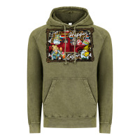 Vintage Olive Happy Easter Vintage Hoodie - CowhideDigitalArt