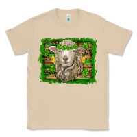 Mushroom st patricks day sheep shamrock gold  serape leopard glitter Classic Tee - Artiststas