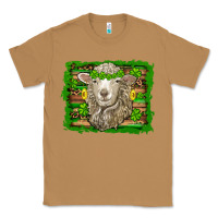 Toasted Coconut st patricks day sheep shamrock gold  serape leopard glitter Classic Tee - Artiststas