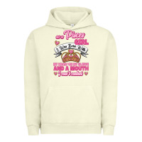 Pigment Pistachio As A Pisces Girl I Was Born With My Heart On My Sleeve And A Mouth Urban Hoodie - Jasminsmagicworld