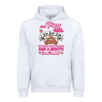 White As A Pisces Girl I Was Born With My Heart On My Sleeve And A Mouth Urban Hoodie - Jasminsmagicworld