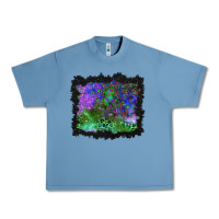 Pebble Blue halloween skull and leopard background Urban Heavy Tee - BundleAndBundleShop