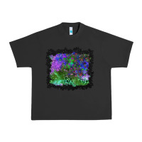 Pigment Black halloween skull and leopard background Urban Heavy Tee - BundleAndBundleShop