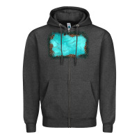 Charcoal Heather gemstone leopard background Zipper Hoodie - JahusDesignShop
