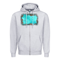 Heather Grey gemstone leopard background Zipper Hoodie - JahusDesignShop