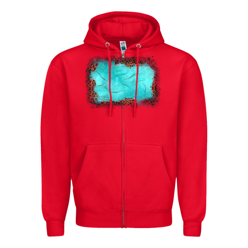 Gemstone Leopard Background Zipper Hoodie by JahusDesignShop | Teevron
