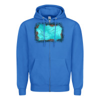 True Royal gemstone leopard background Zipper Hoodie - JahusDesignShop