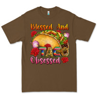 Cacao Blessed and taco obsessed Mexico Premium Tee - FaDigitalArtStudio