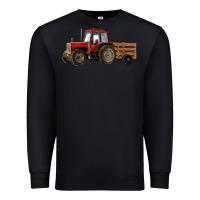 Black farm tractor Premium Sweatshirt - RanaPortraitStore