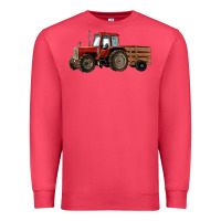 Cardinal farm tractor Premium Sweatshirt - RanaPortraitStore
