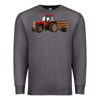 Charcoal Heather farm tractor Premium Sweatshirt - RanaPortraitStore