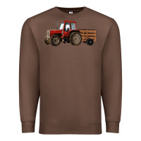 Chestnut farm tractor Premium Sweatshirt - RanaPortraitStore