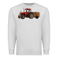 Dove Grey farm tractor Premium Sweatshirt - RanaPortraitStore