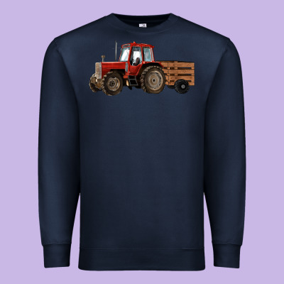 Farm Tractor Premium Sweatshirt Designed By Ranaportraitstore