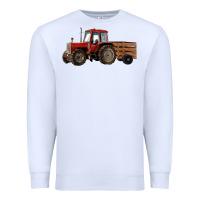 White farm tractor Premium Sweatshirt - RanaPortraitStore