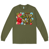 Army Green sweet summer time Long Sleeve Tee - CowhideDigitalArt