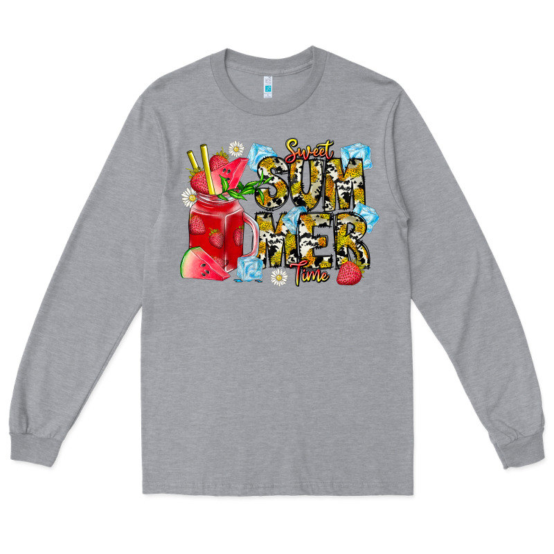 Sweet Summer Time Long Sleeve Tee by CowhideDigitalArt | Teevron